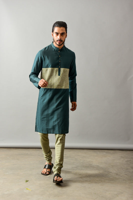 Ocean Green Kurta