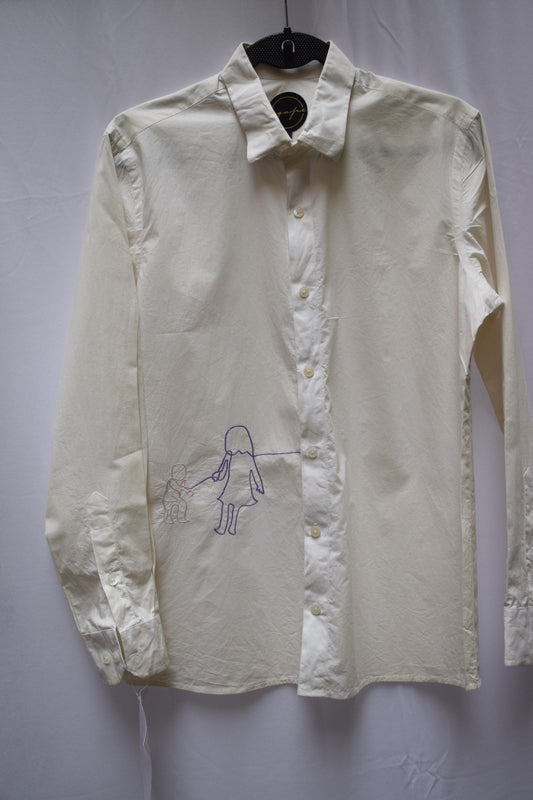 Embroidery Shirt in White