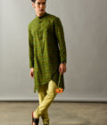 Coloured line drop Kurta