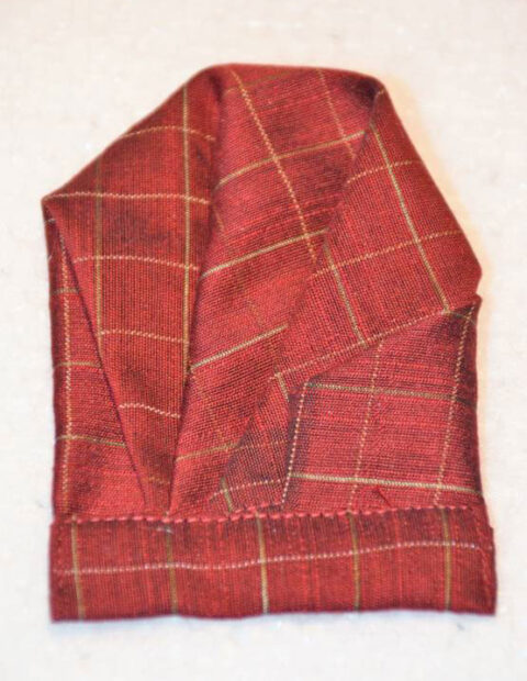 Agape Printed, Woven, Graphic Print Silk Blend Pocket Square