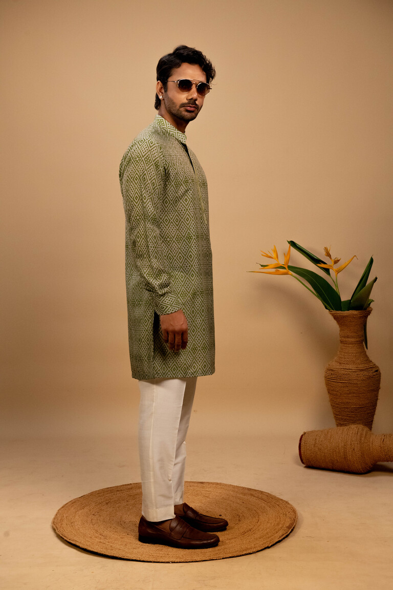 Printed Short Kurta - Image 6