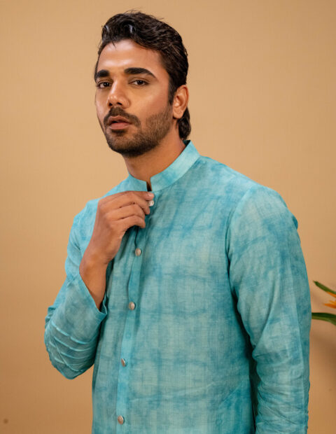 Tie Dye Print Kurta