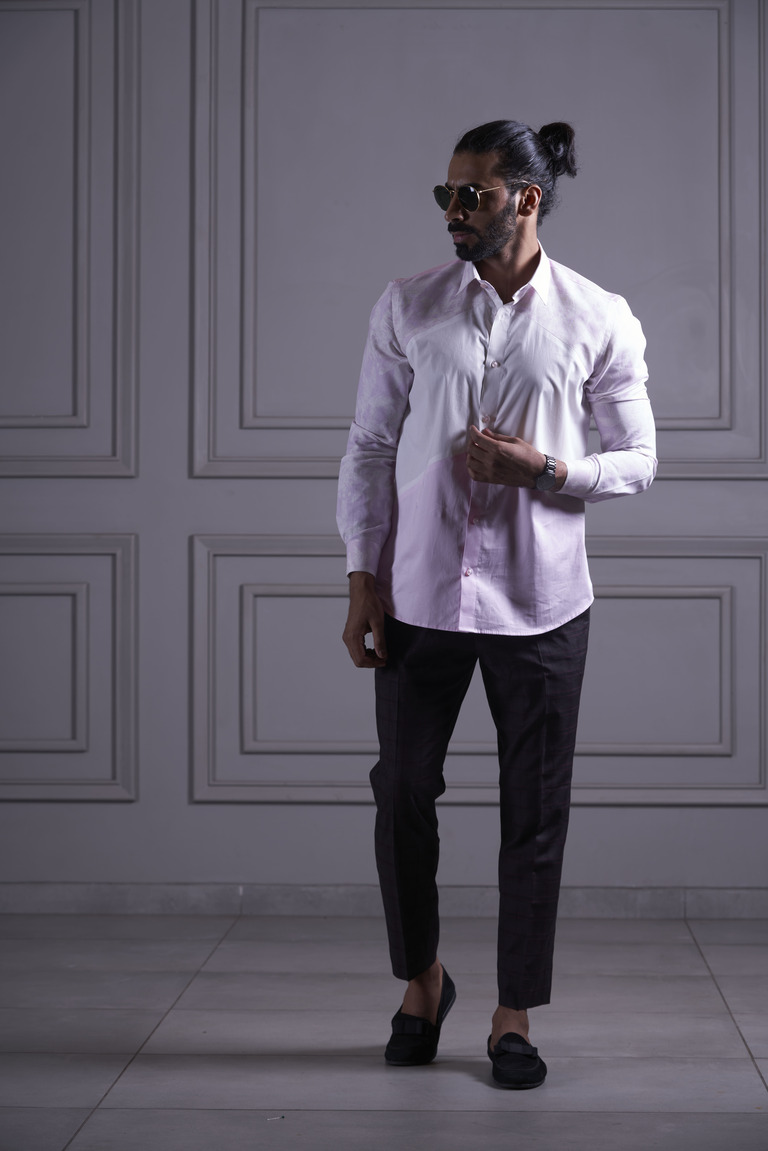 Pink Panel shirt - Image 3